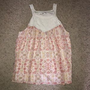 Cute flowery tank top